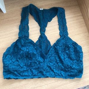 Teal Free People Bralette